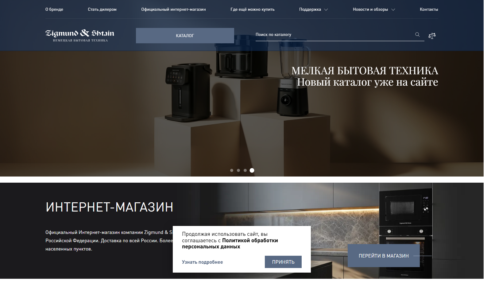 Zigmundshtain.ru — поиск и перенос проекта